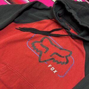 VTG Fox Racing Hoodie Men's M Pullover Sweater Skater‎ Surf Y2K 00s Mall Goth